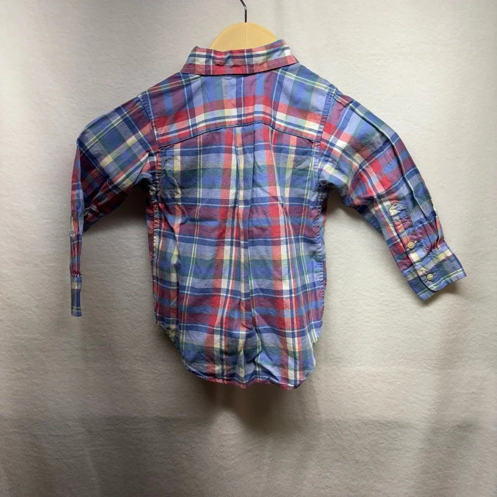 Ralph Lauren Toddler‎ Plaid Button Down Shirt - 2T